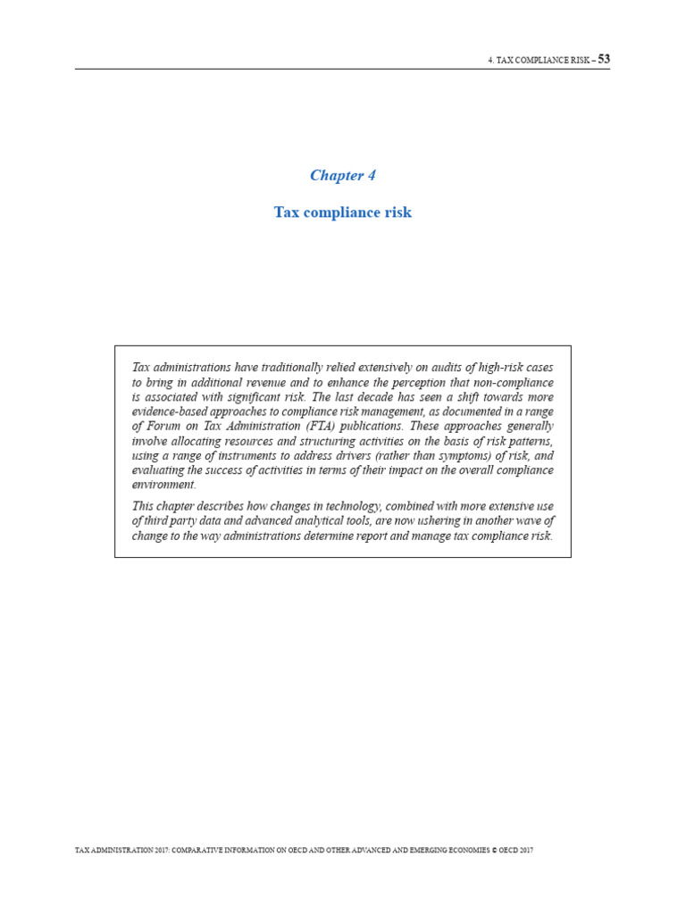 Tax Compliance Risk Management 2017 | PDF | Taxes | Tax Evasion