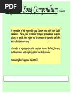 Capoeira Songbook | PDF | Mock Combat | Entertainment (General)