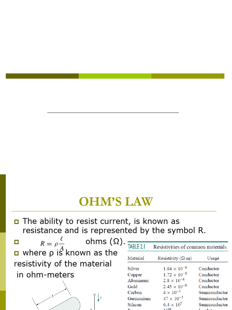 1334605100.5594EE201 Lect2 Basics Laws | PDF | Electrical Resistance ...
