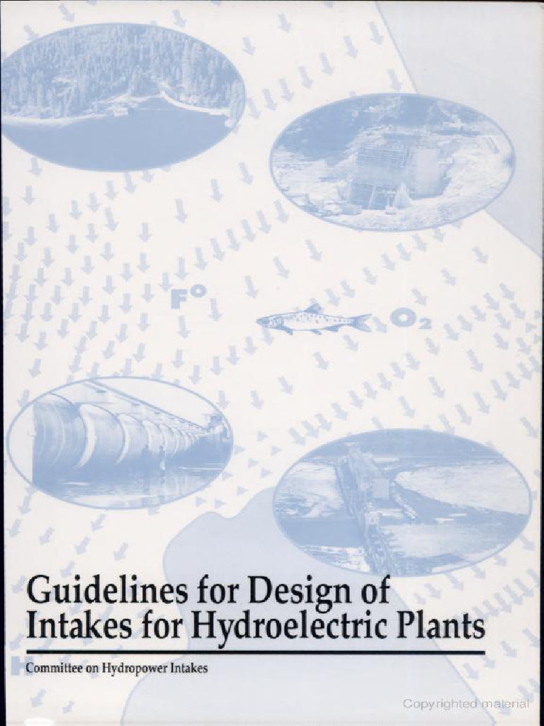 Guidelines For Design of Intakes For Hydroelectric Plants | PDF | Law
