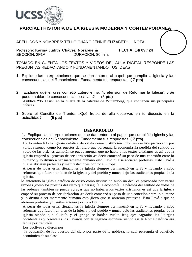 Historia de la Iglesia y su Reforma | PDF | Iglesia Católica | Martin ...
