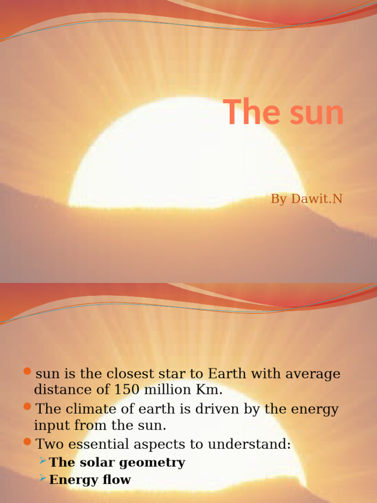 Understanding Solar Geometry and Radiation | PDF | Greenhouse Effect | Sun