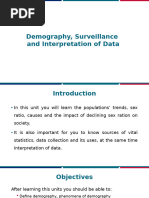 M1. B1. U6. Demography, Surveillance & Interpretation of Data ...