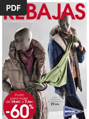 Rebajas Hipercor Enero 2012 PDF | Science | Electrónica