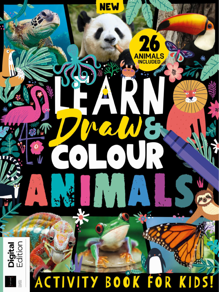 Learn Draw Amp Amp Colour Animals 4th Edition 11 July 2024 PDF