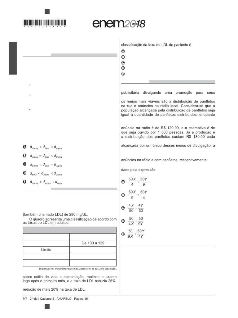Enem 2018 | PDF