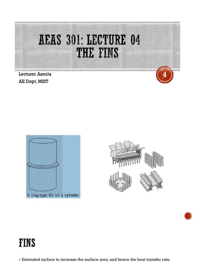 Types of Fins for Heat Transfer | PDF