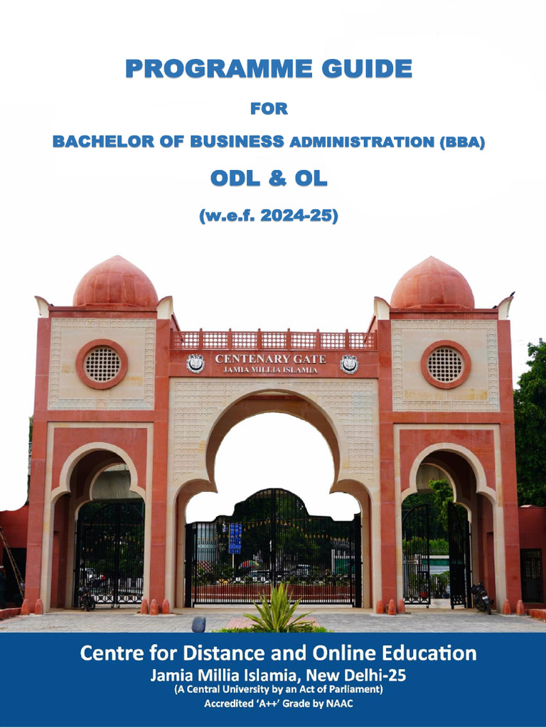 Programme Guide: Odl & Ol | PDF | Economies | Business Economics