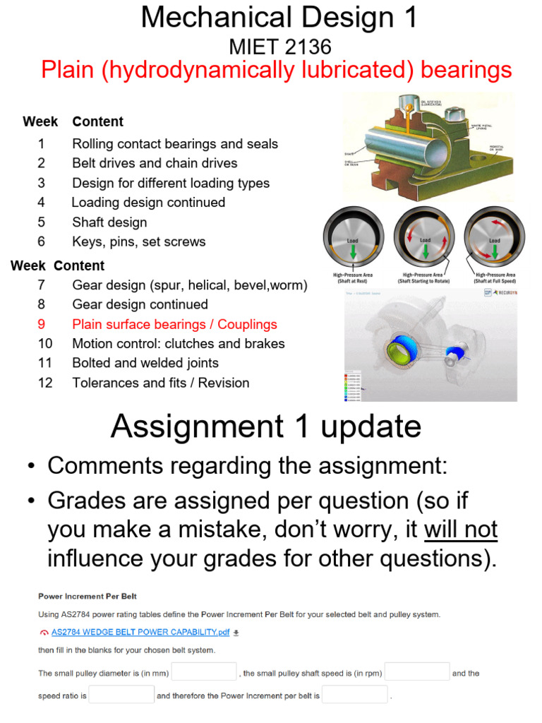 Plain Bearings and Lubrication Basics | PDF | Bearing (Mechanical ...