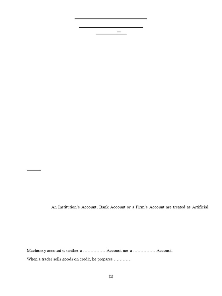 Class XI Accountancy Sample Paper 2023 | PDF | Debits And Credits | Money
