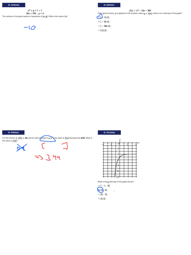 Math practice questions for printing pdf circle area
