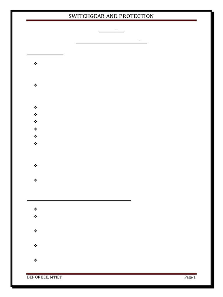 Circuit Breakers: Types and Functions | PDF | Electric Arc | Switch