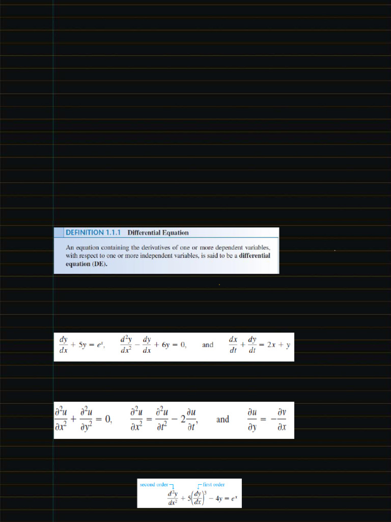 MATH 021 INTRODUCTION TO DIFFERENTIAL EQUATION 2 PDF Equations