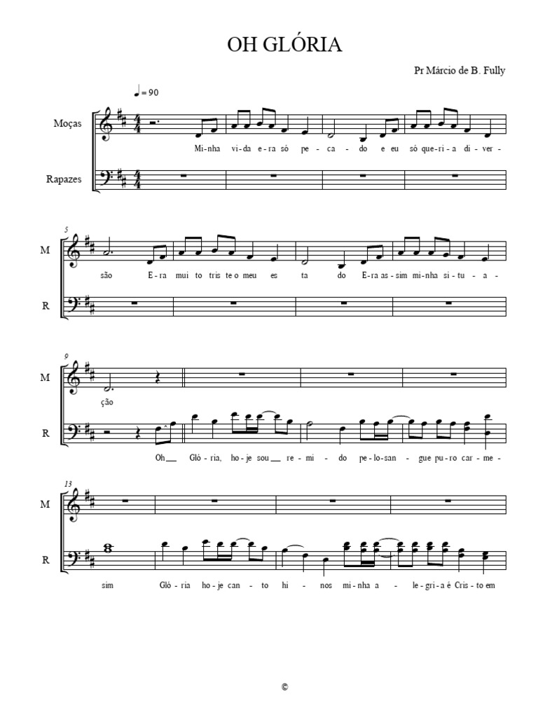 Oh Glória : Paroles et Signification | PDF