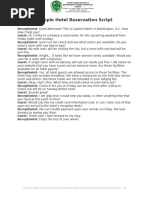 Hotel Check-In and Check-Out Guide | PDF