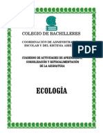 Cuaderno de actividades de Ecología