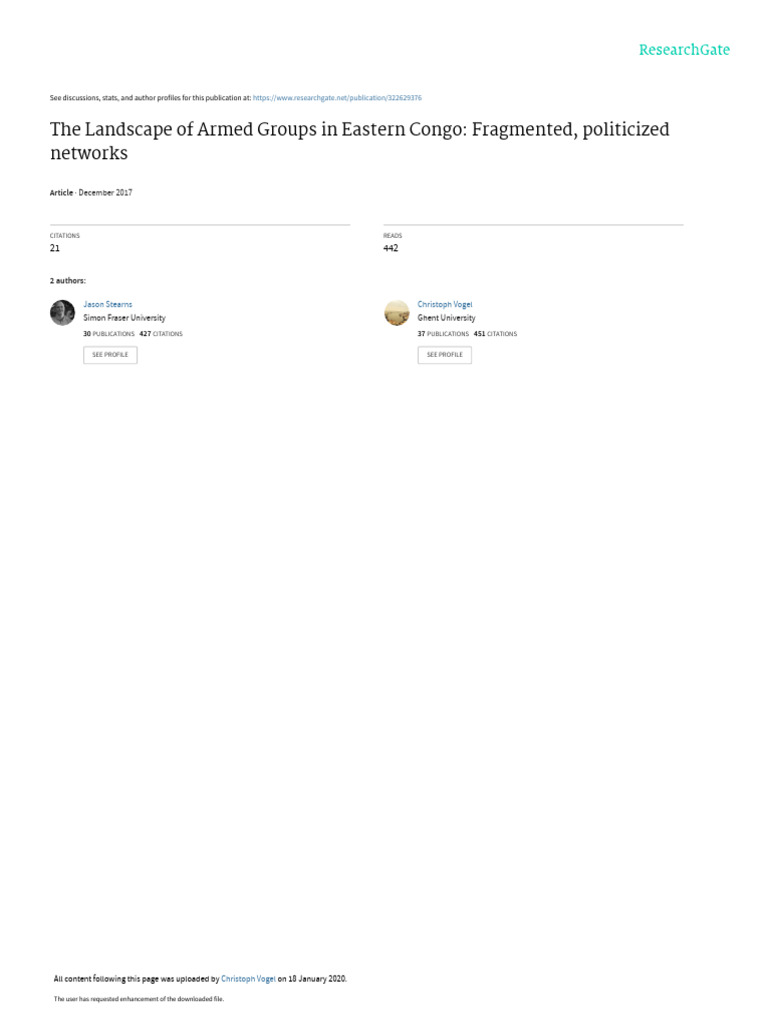 The_Landscape_of_Armed_Groups_in_Eastern_Congo_Fra PDF Democratic