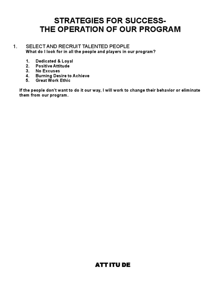 Building A Program | PDF | Competition | Teachers