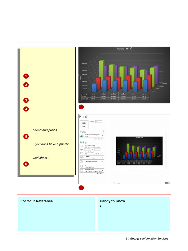 Printing a Chart Sheet in Excel | PDF | Microsoft Excel | Worksheet