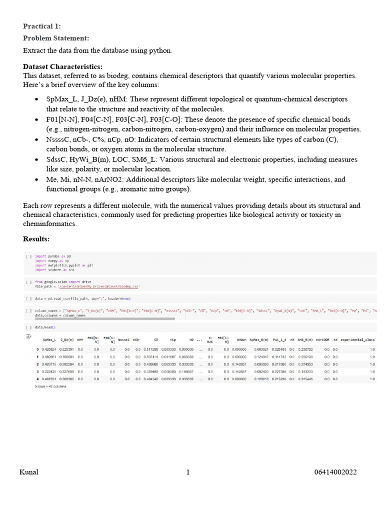 final mla file for practical PDF Support Vector Machine