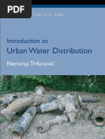 Introduction To Urban Water Distribution