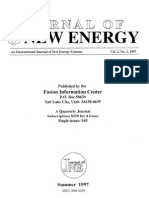 Journal of New Energy: Volume 2, Number 2