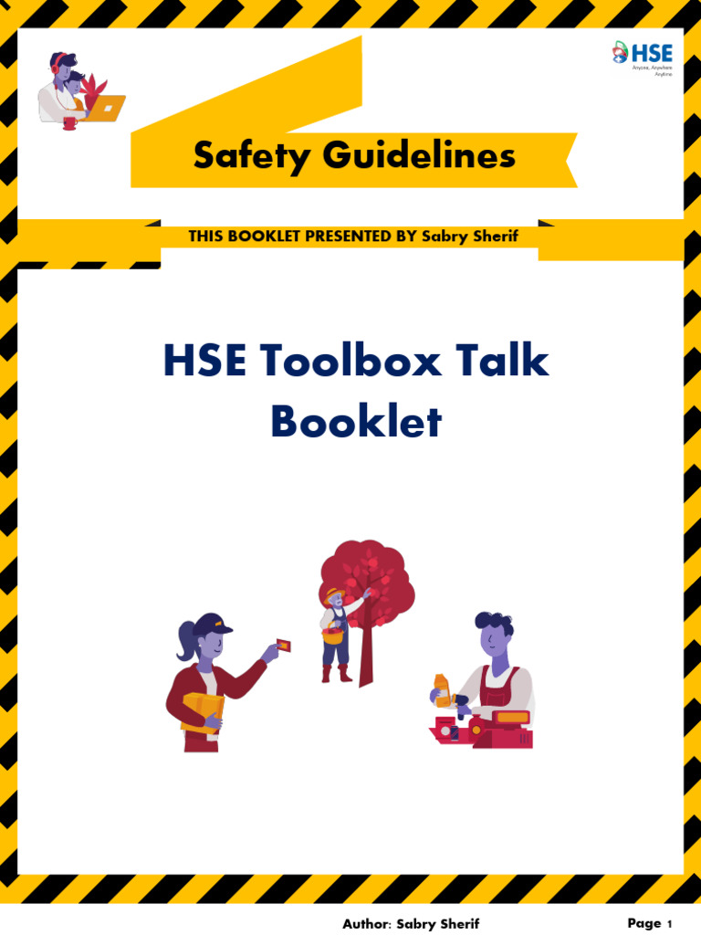 HSE Toolbox Talks Booklet | PDF