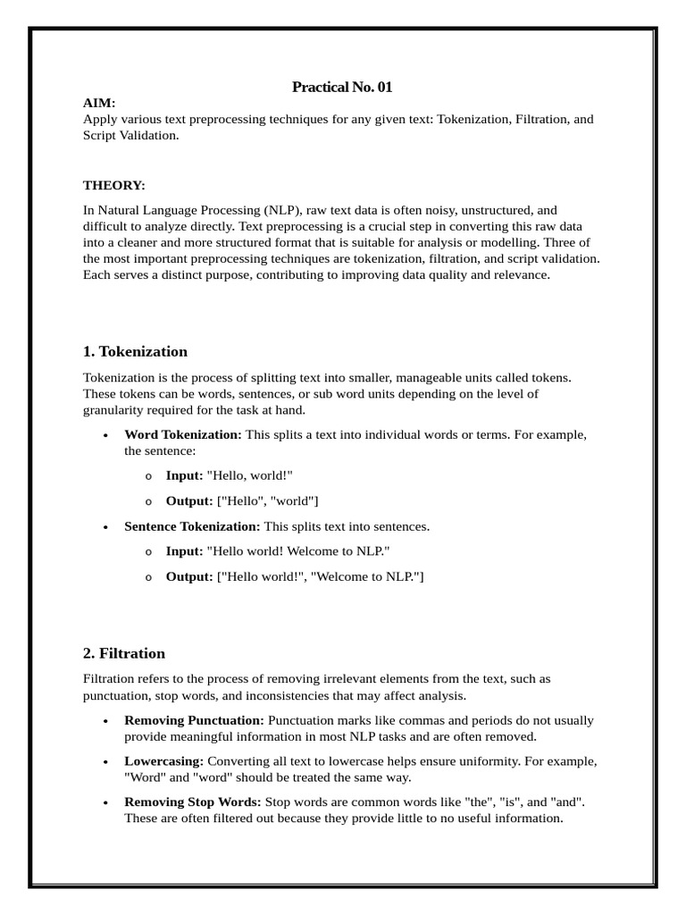 NLP Text Preprocessing Techniques | PDF | Part Of Speech | Morphology ...