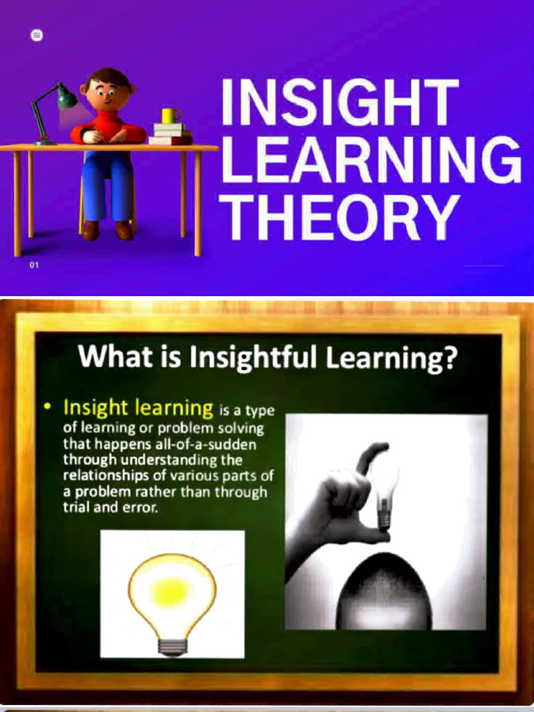 Kohler's Insight Learning Theory Explained | PDF | Psychology ...