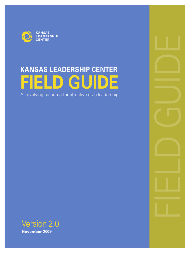 KLC Facilitators Field Guide 2.0 | PDF | Leadership | Social Capital