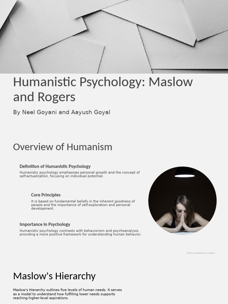 Humanistic Psychology Pdf Humanistic Psychology Psychology