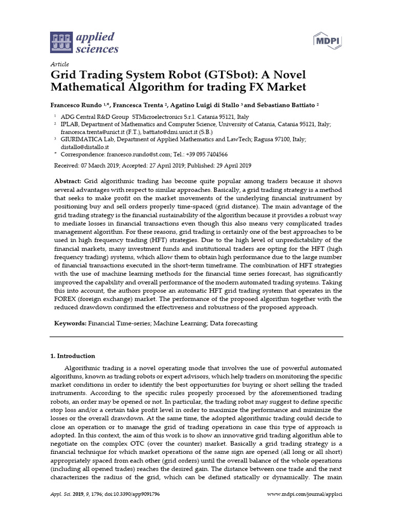 Forex Grid Trading Algorithm Analysis | PDF | Foreign Exchange Market ...