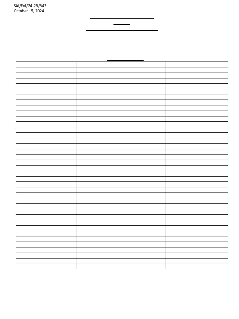 NSO Written Exam Notice 2024 | PDF | Writing Implements | Stationery