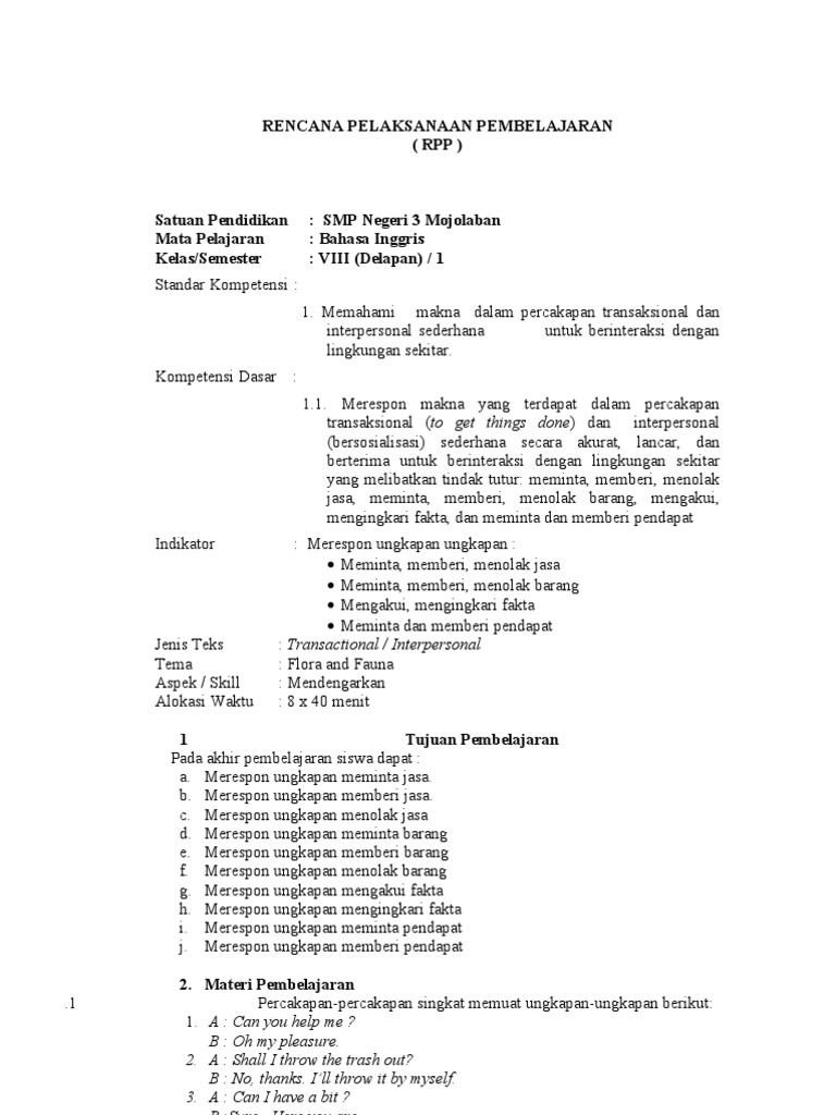 Kalimat Refusing / Contoh Dialog Accepting And Refusing