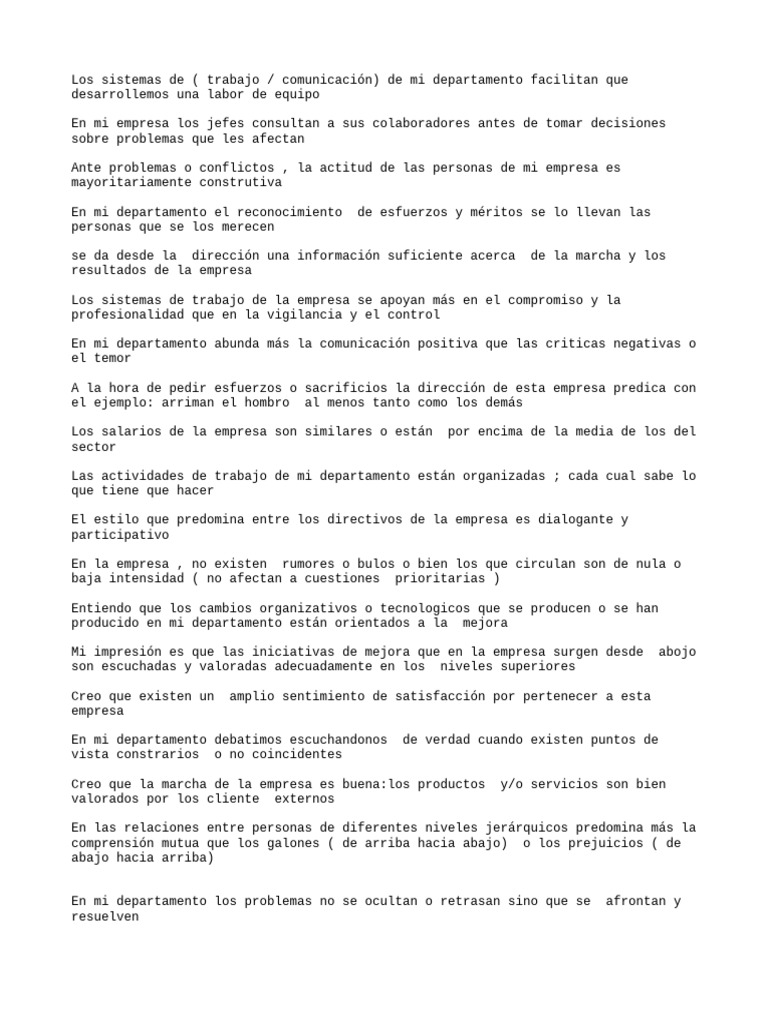 Preguntas | PDF | Crecimiento personal y profesional | Negocios