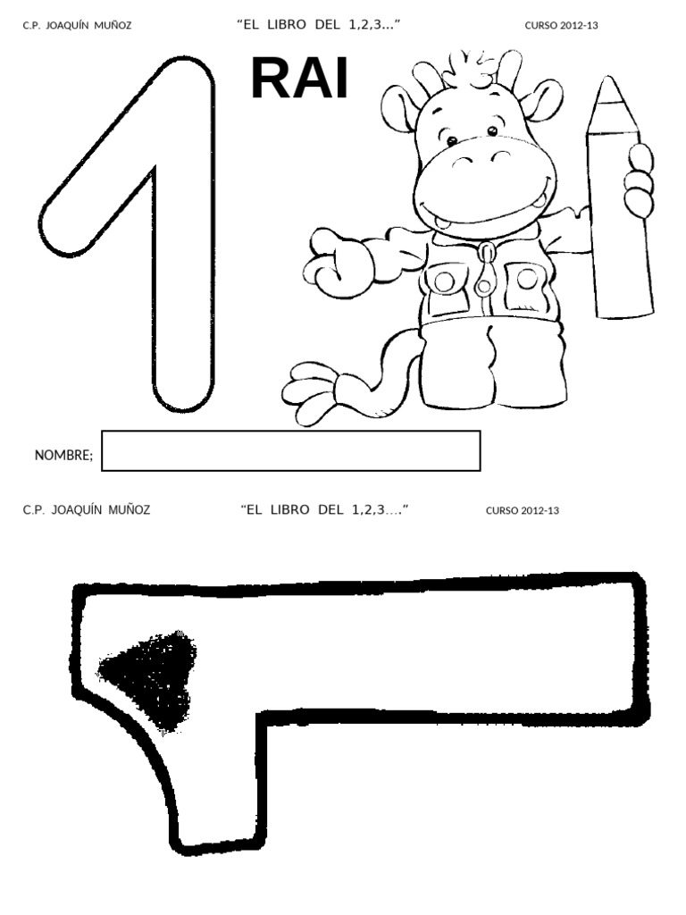 Libro del 1,2,3 del C.P. Joaquín Muñoz | PDF