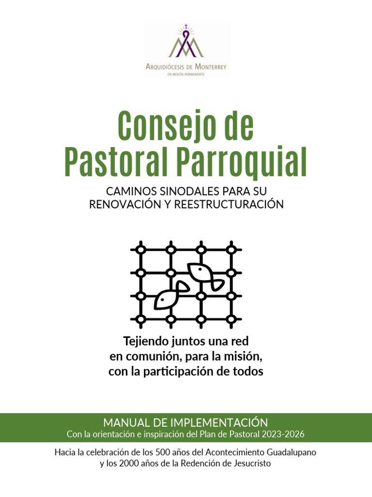 Manual de Implementación Pastoral 2023-2026 | PDF | eucaristía ...