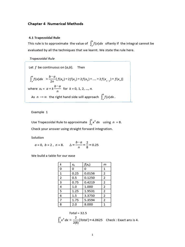 Chapter 4 Numerical Methods2022 | PDF | Zero Of A Function | Algorithms