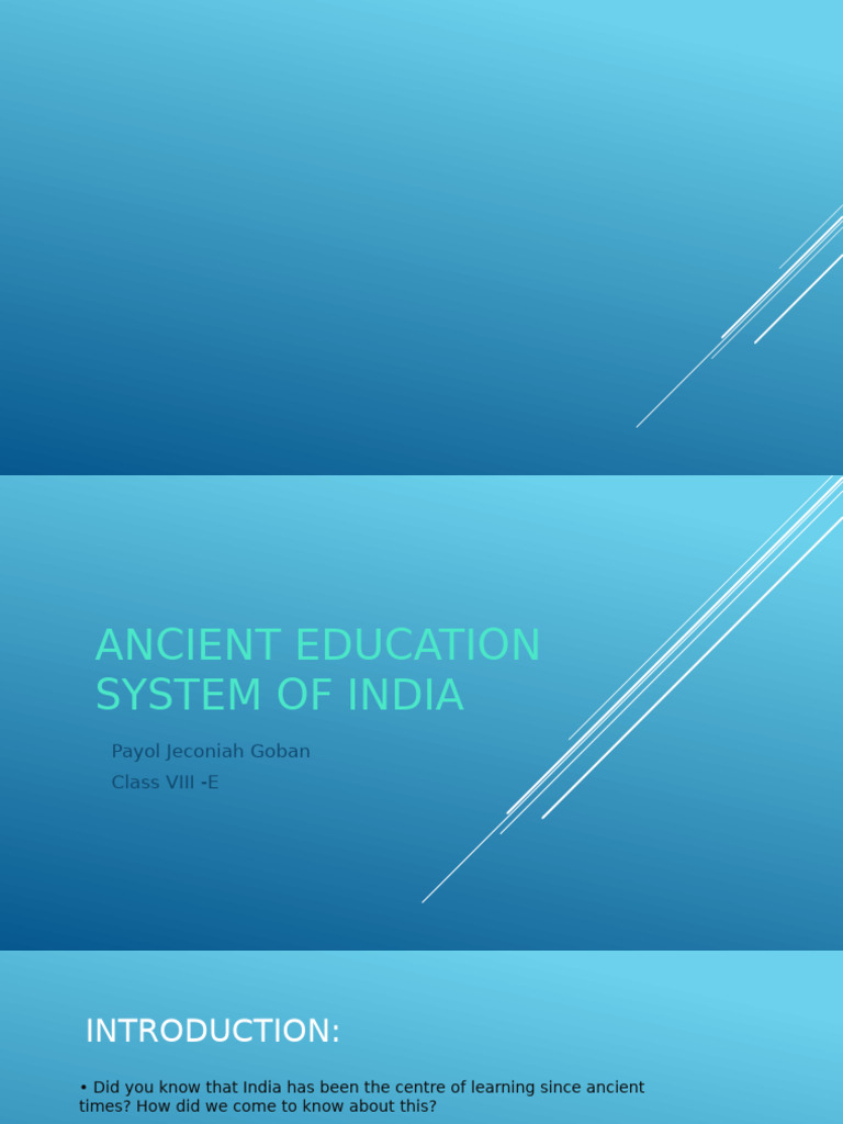 Ancient Education System of India | PDF | Guru