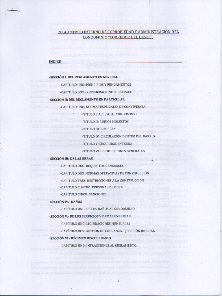 Reglamento Interno | PDF
