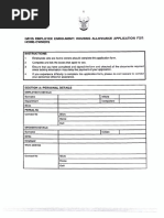 GEHS Housing Allowance Application Form | PDF | Leasehold Estate | Renting