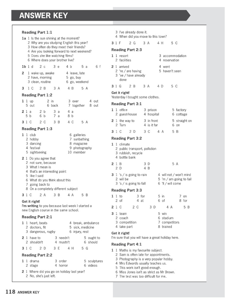 Solutions Reading Exam Booster Pdf