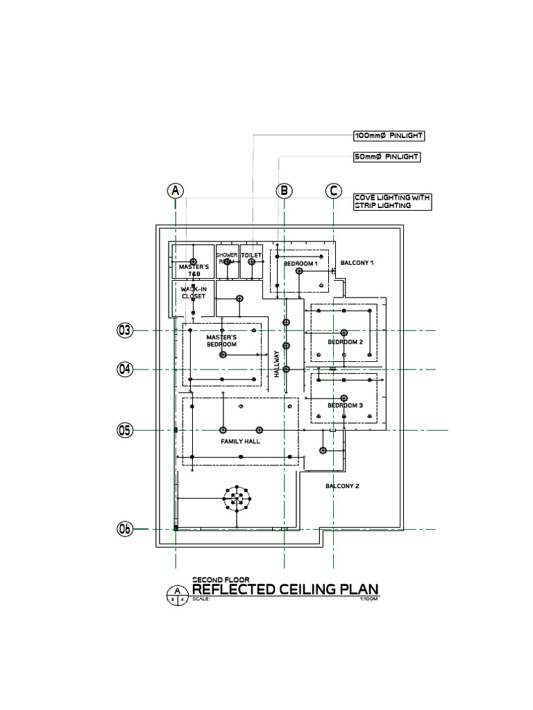 Second Floor Reflected Ceiling Plan | PDF | Bedroom | Queensland ...