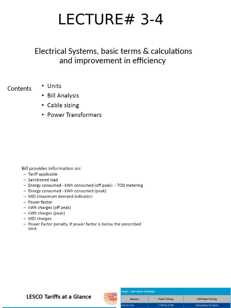 Electrical Systems for Engineers | PDF
