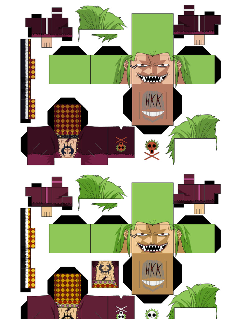 Bartolomeo anime paper toy paper craft 1 pdf