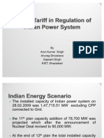 Role of Tariff in Regulation of Indian Power