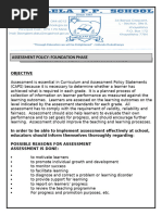 EMS Subject Policy for Grade 7 | PDF | Educational Assessment | Teachers