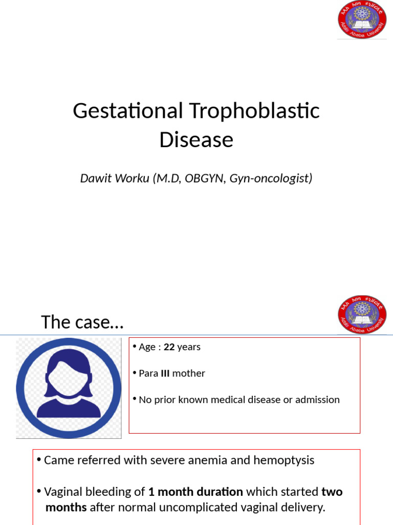 Gestational Trophoblastic Disease Overview | PDF | Human Chorionic ...
