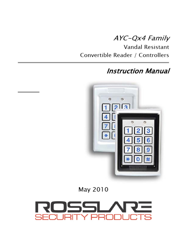 AYC-Qx4 Family Manual 200510 | PDF | Personal Identification Number ...