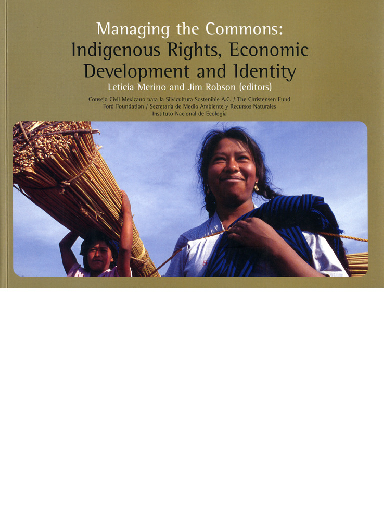 Managing The Commons Indigenous Rights Economic Development | PDF ...